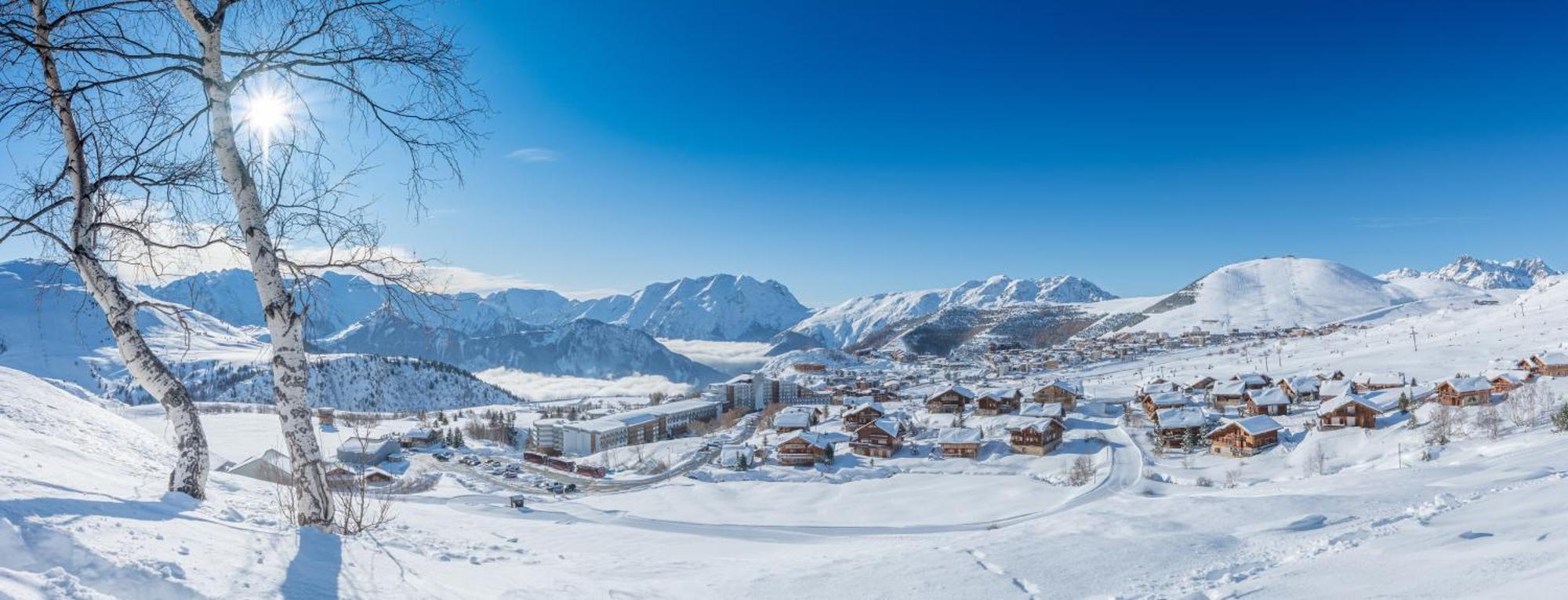 Chalet Alpe D'Huez 1850-Sea And Mountain Pleasure Avec 2 Appartements- 1 Appartement 3 Chambres 8 Couchages - 3 Salles D'Eau Et 1 Appartement 5 Chambres 12 Couchages 5 Salles D'Eau - Jacuzzi Et Sauna -Pieds Des Pistes Et Centre 외부 사진
