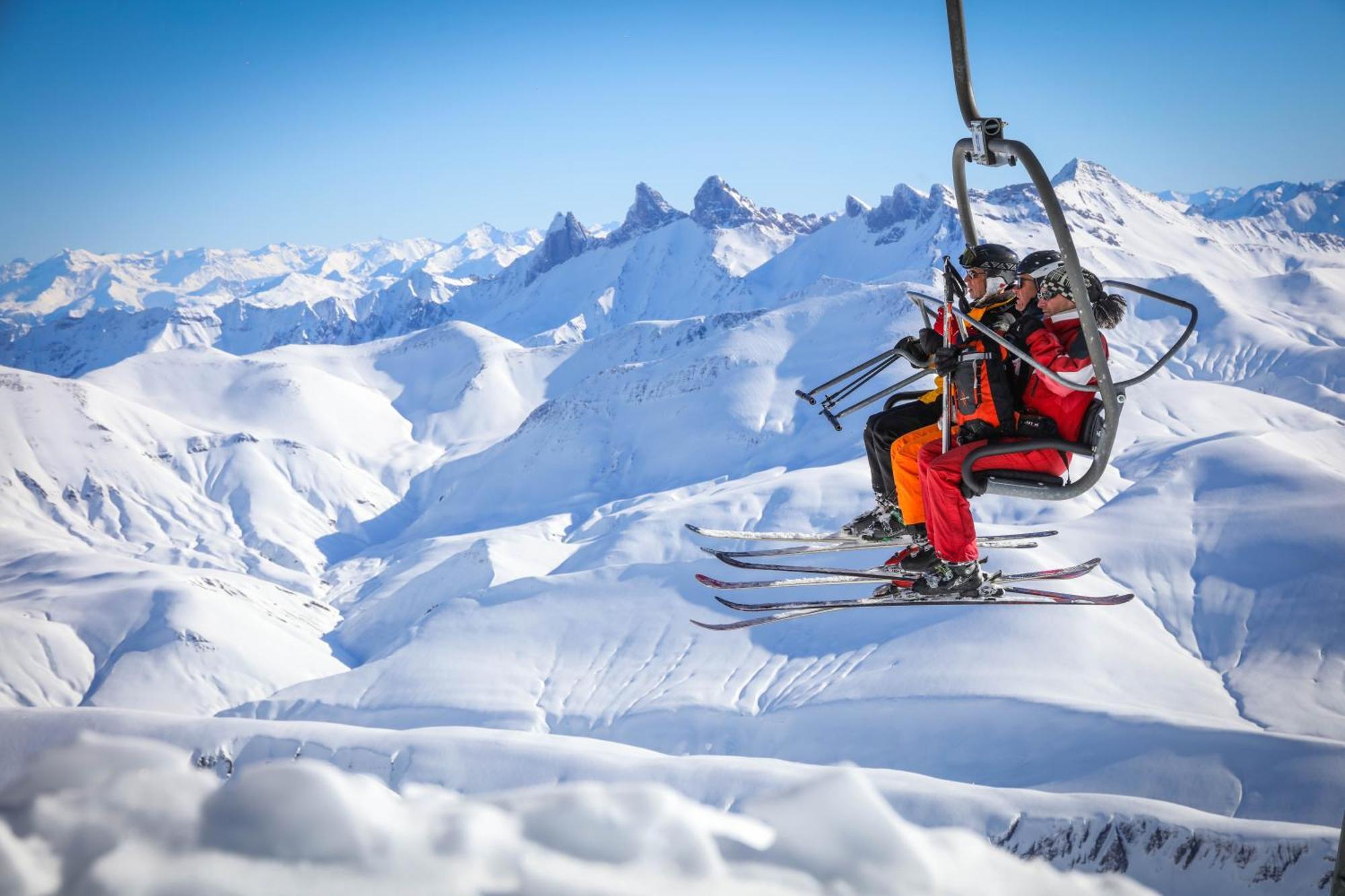 Chalet Alpe D'Huez 1850-Sea And Mountain Pleasure Avec 2 Appartements- 1 Appartement 3 Chambres 8 Couchages - 3 Salles D'Eau Et 1 Appartement 5 Chambres 12 Couchages 5 Salles D'Eau - Jacuzzi Et Sauna -Pieds Des Pistes Et Centre 외부 사진